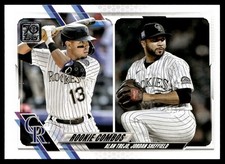 2021 Topps Update Jordan Sheffield / Alan Trejo Rookie Colorado Rockies #US16