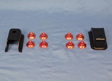 1970 1971 Mercury Cyclone Torino Front Bucket Seat Riser And Fastener Set