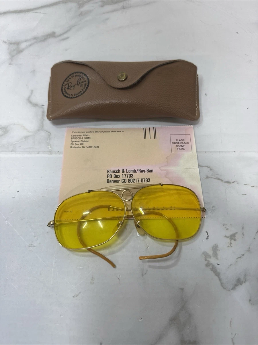 25+ Ray-Ban Aviator Yellow Sunglasses for Men for sale | Updated