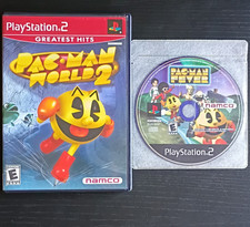 PS2 Pac-Man Lovers' Lot: Pac-Man World 2 & Pac-Man Fever (Both Tested)