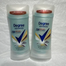 2x Degree Advanced Sexy Intrigue Antiperspirant Deodorant 72Hr 2.6oz Ea