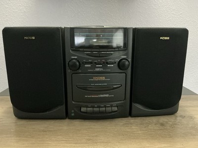 Vintage Koss HG33S Digital Compact Audio System FM/AM CD Cassette Tested