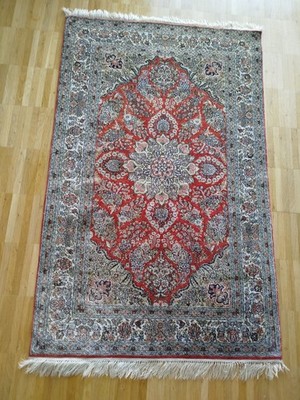 Seiden Orientteppich Klein 77x120, 1100000Knoten, Silk small carpet 1100000knots