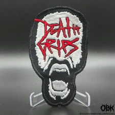 Death Grips Patch ~ High Quality Embroidery, Durable Weatherproof Canvas