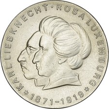 [#1166661] Democratic Republic of Germany, 20 Mark, 1971, Silver, MS, KM:32