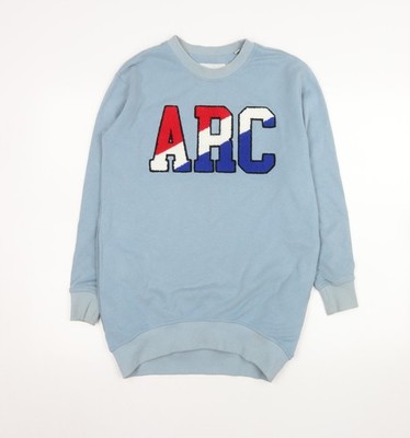 American Rag CIE Damen Pullover Sweatshirt blau XS Baumwollmischung