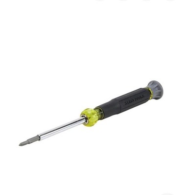 Klein Tools 32581 4-in-1 Electronics Screwdriver Set 4-in-1, Yellow/Black 