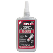 Vibra Tite 137 Threadlocker Red High Strength Liquid 250mL Permanent Seal