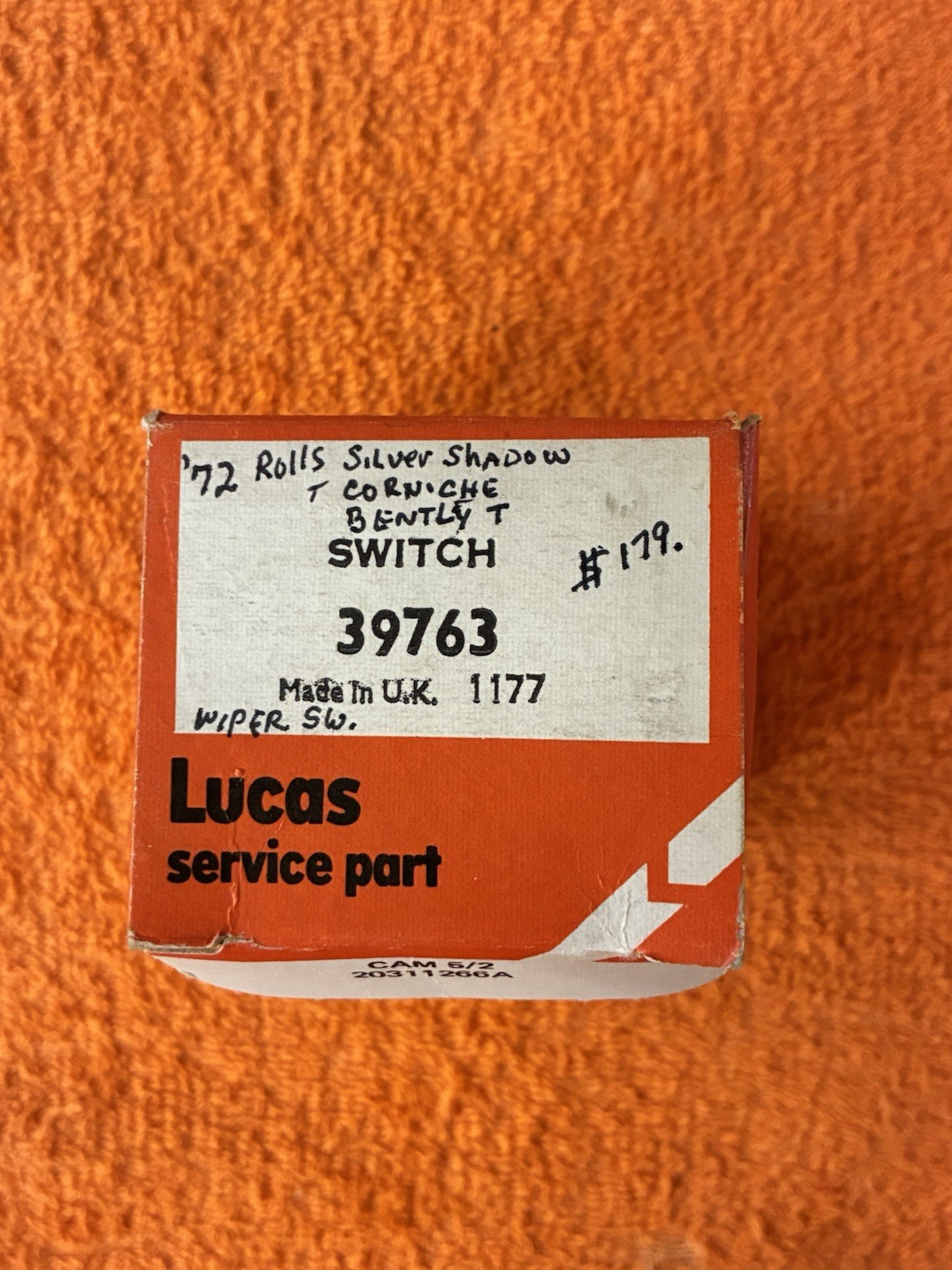 Rolls-Royce Silver Shadow 1972 Combination switch P/N CD3803