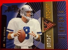 2000 Playoff Absolute Leather And Laces Troy Aikman #030/175