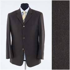 Mens Dark Brown Blazer 40S UK Size 4YOUMEN Sport Coat Jacket