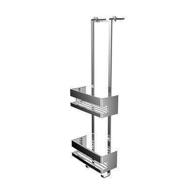 Emco System2 Duschkorb Türetagere abnehmbar Einhängen flexibel chrom 354500125