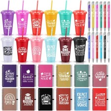 36 Pcs Christmas Teachers Appreciation Gifts 24 oz Thank You Tumbler Cups wit...