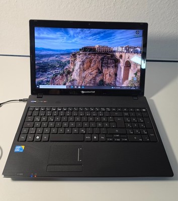 packard bell easynote tk85, 6gb ram, 60gb ssd, intel i3, win 10 pro
