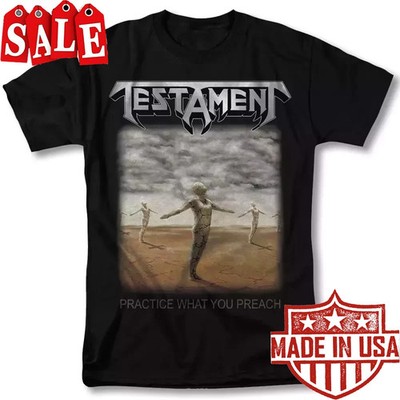 TESTAMENT Band Practice What You Preach Rock Tour T SHIRT FULL SIZE S-4XL