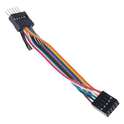 Flat Wire Design USB Internal Motherboard Header Cable For Computer Setups