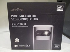 AI Pro Portable 3D HD Video Projector 13000