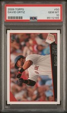 2009 Topps David Ortiz #50 PSa 10 Gem Mint
