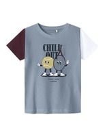 Name It Nmmkyler T-Shirt Gr. 92 Blau Baumwolle Kinderoberteil