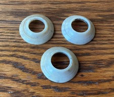 1937 Pontiac Handle Escutcheons Vtg 1930s Gm Interior Trim-