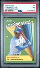 127608540 Ken Griffey Jr 1990 Fleer #6 Soaring Stars PSA 7