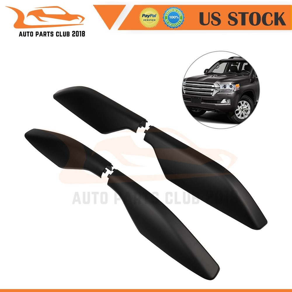 Dakdragers Voor Toyota Voor Land Voor Cruiser Voor Prado 120 2003 2004-2009 Auto Dakdragers Rail Cap End Decoratieve Cover Shell Vervangen Auto Deel Bakdragerstang (Kleur : 1pcs Front Right