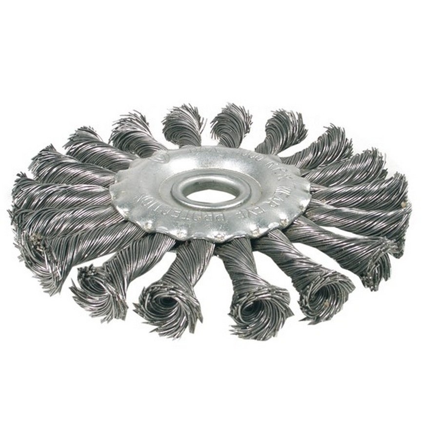 spazzola a disco infilo di acciaio ritorto d. 115mm - codice bgs3985 BGS officin