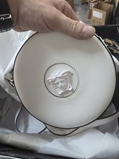 Borsa a tracolla Versace rotonda BIANCA nuova con scatola ed etichette