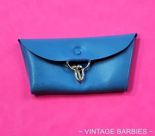 RARE Vintage Barbie Doll Sew Free Day In Town #1712 Blue Purse  ~ 1960's