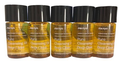Manyo Pure Cleansing Oil DEEP CLEAN Travel Mini Size 0.84 oz Each x5 - SEALED