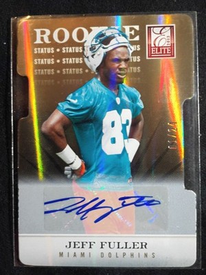 2012 Elite - Rookie Jeff Fuller #186 Status Die-Cut Signatures /24 (AU, RC)