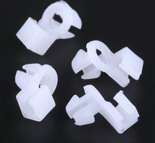 4x Auto Door Clips Round Head Lock Rod Clips Universal Rod Clips