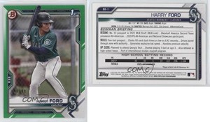 2021 Bowman Draft Green /99 Harry Ford #BD-1