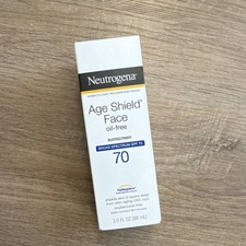 Neutrogena Age Shield Face Sunscreen Lotion SPF 70 3 fl oz Oil-Free Water Resist