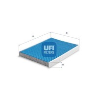 UFI Innenraumfilter FüR CitroëN C5 III Break Td_ 2.0 Hdi 165 Rw_ Rd_ 2.2 3.0