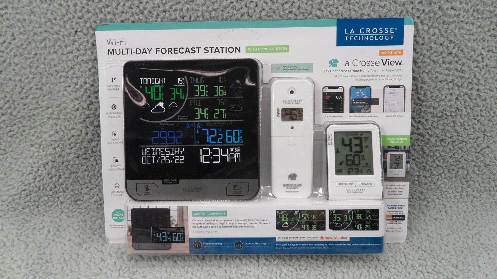 Weather Wifi Multi Day Lcd Digital C74443