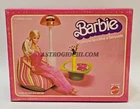BARBIE DREAM FURNITURE ARMCHAIR COFFEE TABLE LAMP MATTEL VINTAGE 1979 NEW IN BOX