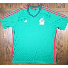 Adidas Mexico National Team 2022 Home Fanshirt Training Jersey Mens 2XL Slim Fit