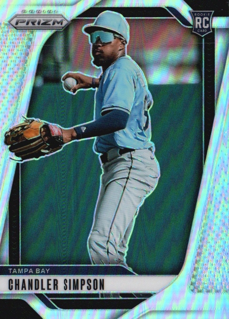 2025 Panini Prizm #49 Chandler Simpson Silver Prizms