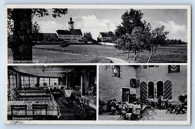 Bavaria Germany Postcard Hohengebraching Multiview 1943 Vintage Posted