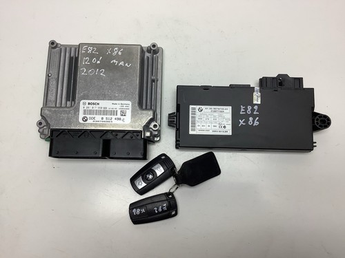 BMW E82 E90 LCI 20dX 120d 320xd N47 177HP ECU Kit DDE 8512498 CAS3 Key Manual