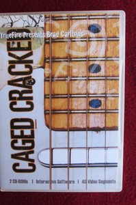 TRUEFIRE-Brad Carlton-CAGED CRACKED-CD-ROM-Learn CAGED System-Truefire OOP-L@@K!