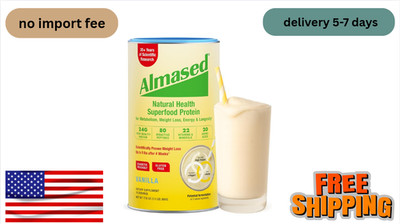 Almased Vanilla Meal Replacement Shake,Vanilla Flavor-17.6oz-1.1 Pound (1Pack)