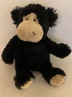Gund ''Muskatnuss'' Schwarzbär weiches Plüschtier 9 Zoll Herbstfest 
