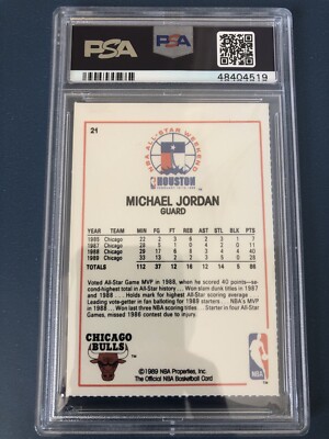PSA10 マイケル ジョーダンrare Air / Jordan NBA PSA 10 MICHAEL JORDAN 1990-91 Hoops All-Stars SP #5 Chicago Bulls