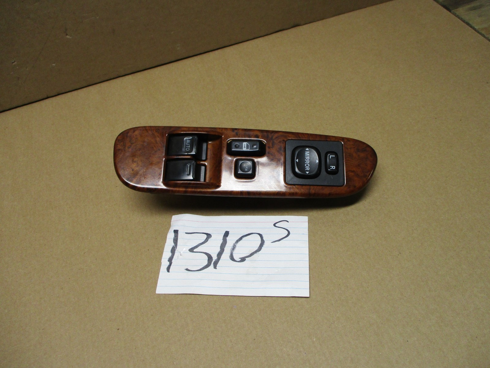 00 01 02 03 04 05 06 Tundra Master Window Switch Control Power DRIVER #1310-S 