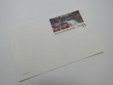 USPS Scott UX133 15c America The Beautiful Woodlands Postal Card