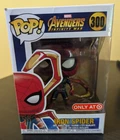 Marvel Avengers Infinity War Iron Spider #300 Only At Target Funko Pop