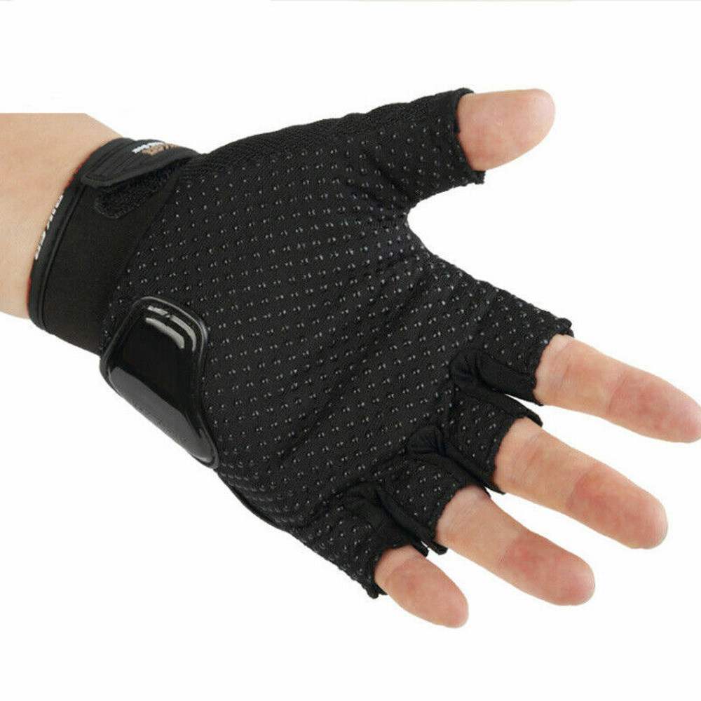 Breathable Anti Slip Motorcycle Half Finger Gloves for Outdoor Pro-Biker Gloves