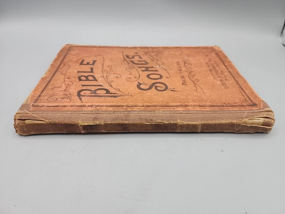 Canciones bíblicas 1890 Pittsburgh Pres. Cancionero de publicación Foto 3 de 4